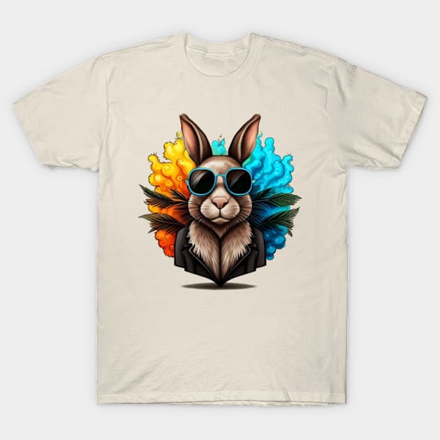 Cool Rabbit T-Shirt by Cascio311